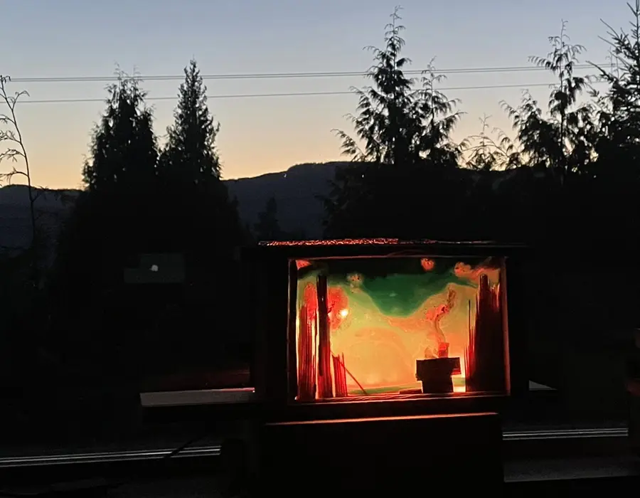 Backlit Resin Scenic Light Box