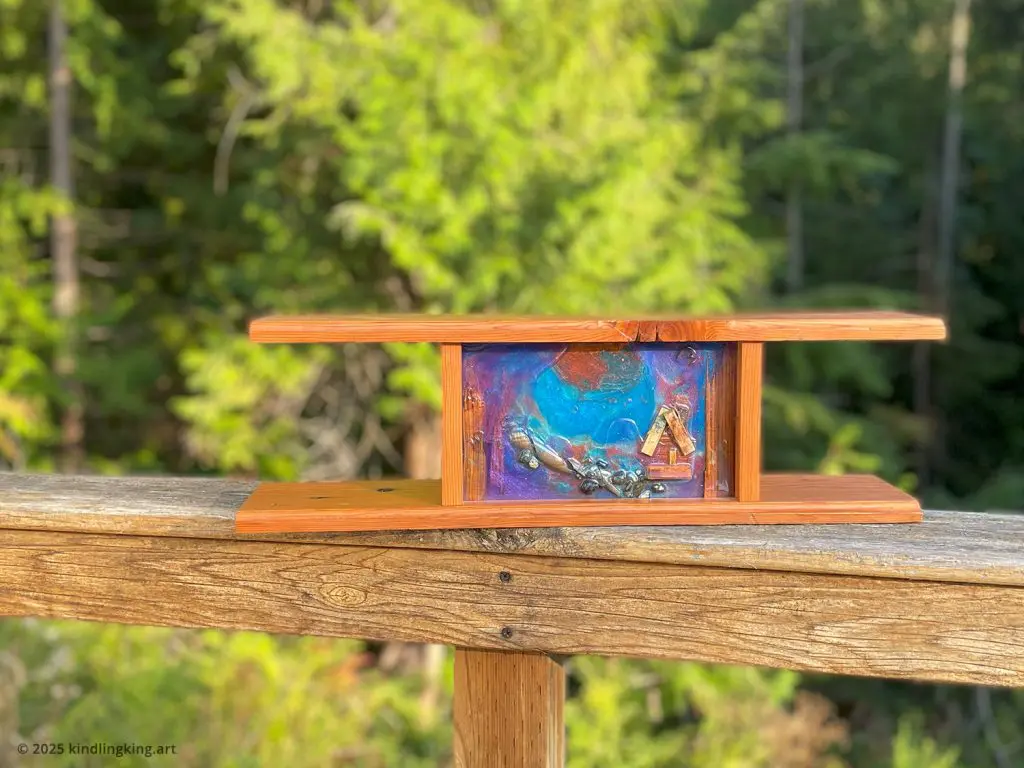 Handmade Led Resin And Wood Lightboxes