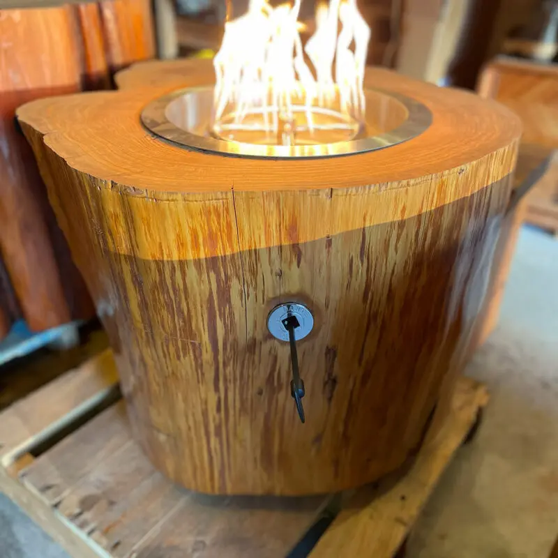 Small Deck Fire Pit Table