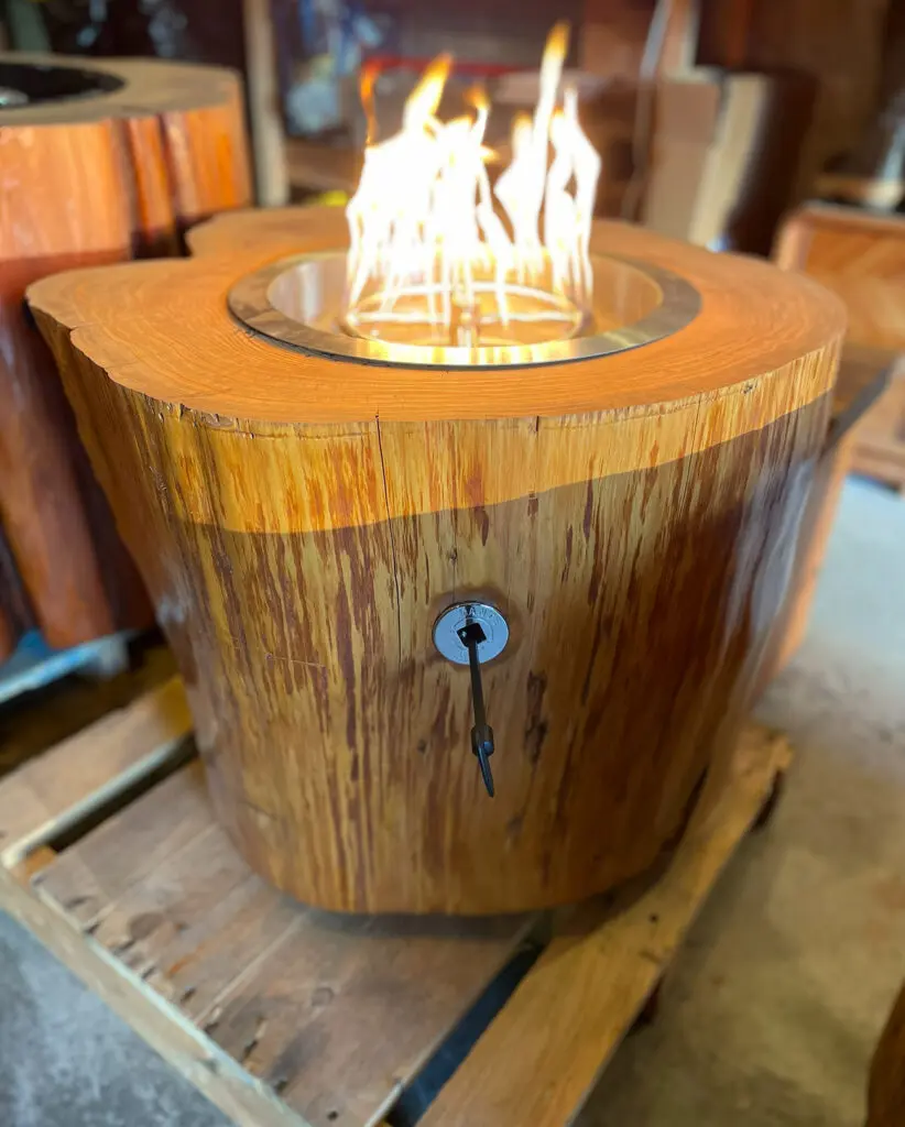 Small Deck Fire Pit Table