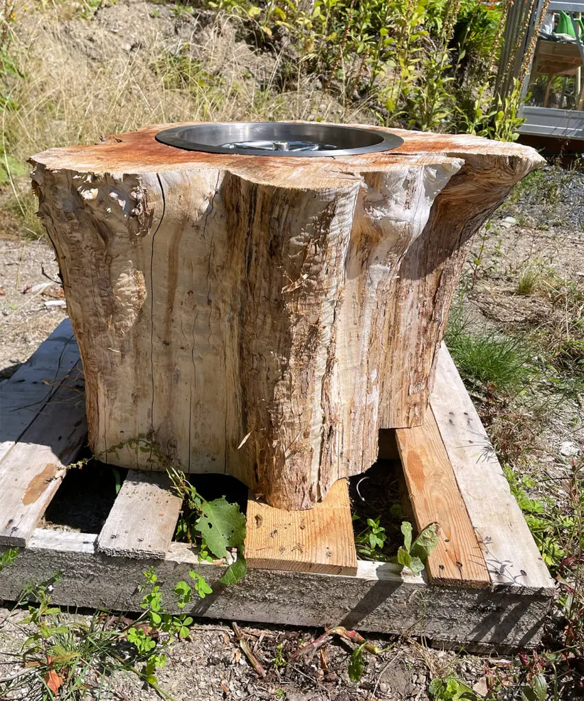 Deck Gas Table Under Construction Maple 2 Side